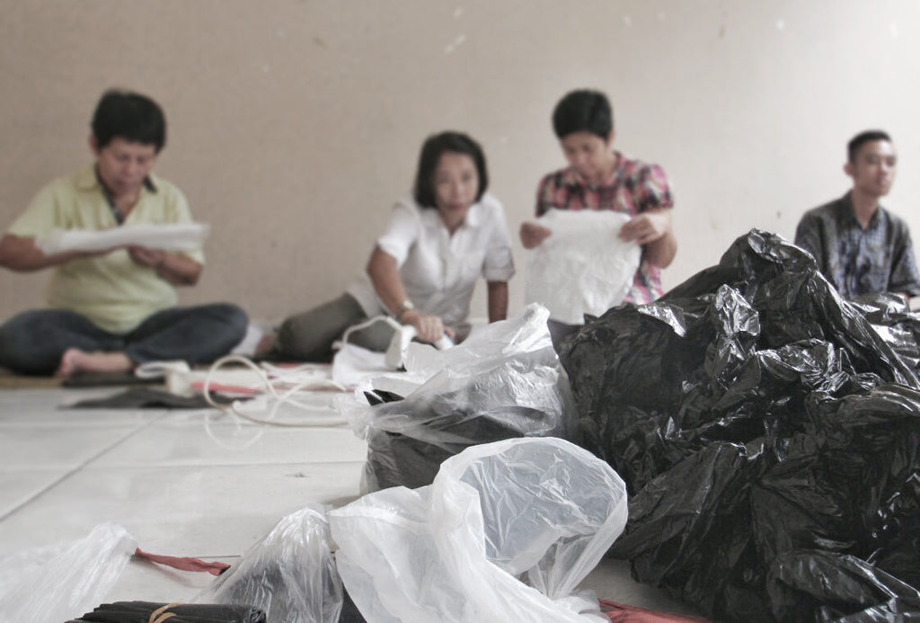 Workshop : Plastic Weaving at Green Campaign Salatiga